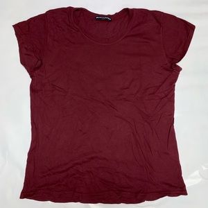 Simple Maroon Brandy Melville T-shirt